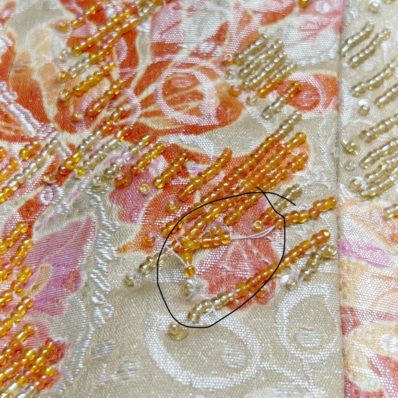 Carmen Marc Valvo Collection Beaded Strapless Dress Size 10 Cocktail Event $595 - Picture 5 of 10